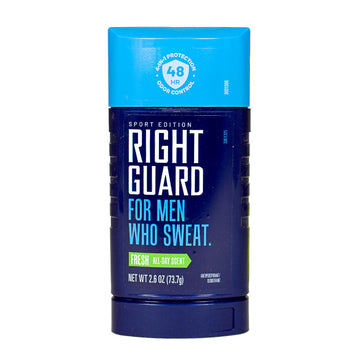 NEW - Right Guard Sport Invisible Solid AP Fresh, 2.6 oz.