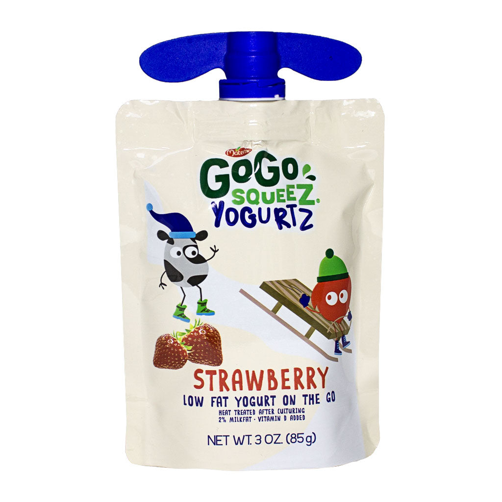 Wholesale GoGo Squeez Yogurtz Strawberry on the Go - 3 oz