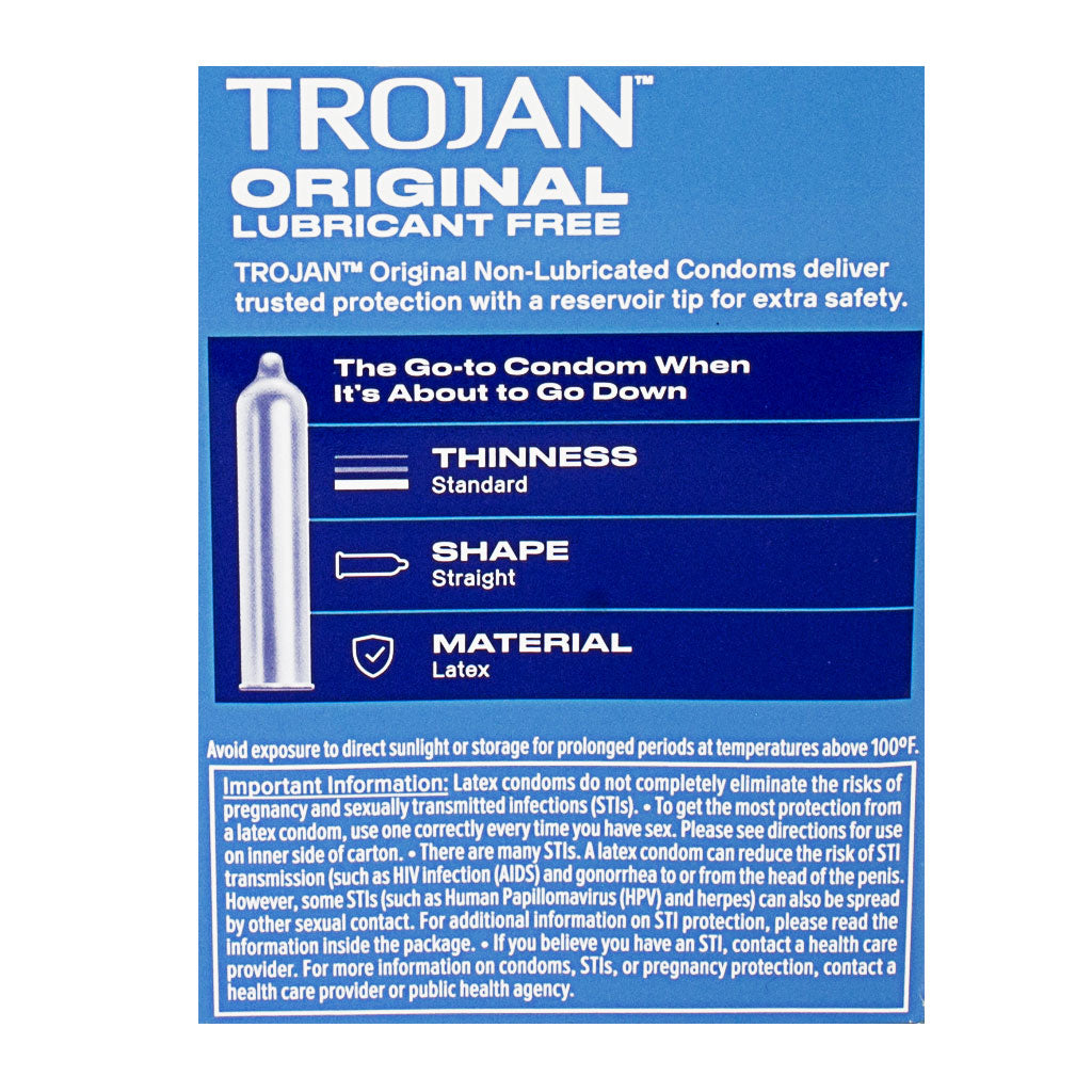 LESS IS Good様3点まとめ TROJAN BOX Trojan ENZ 3 Count Premium Non-Lubricated Condoms for