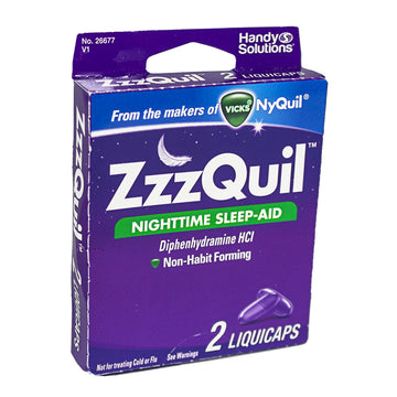 ZzzQuil Nighttime Sleep Aid Liquicaps - Box of 2