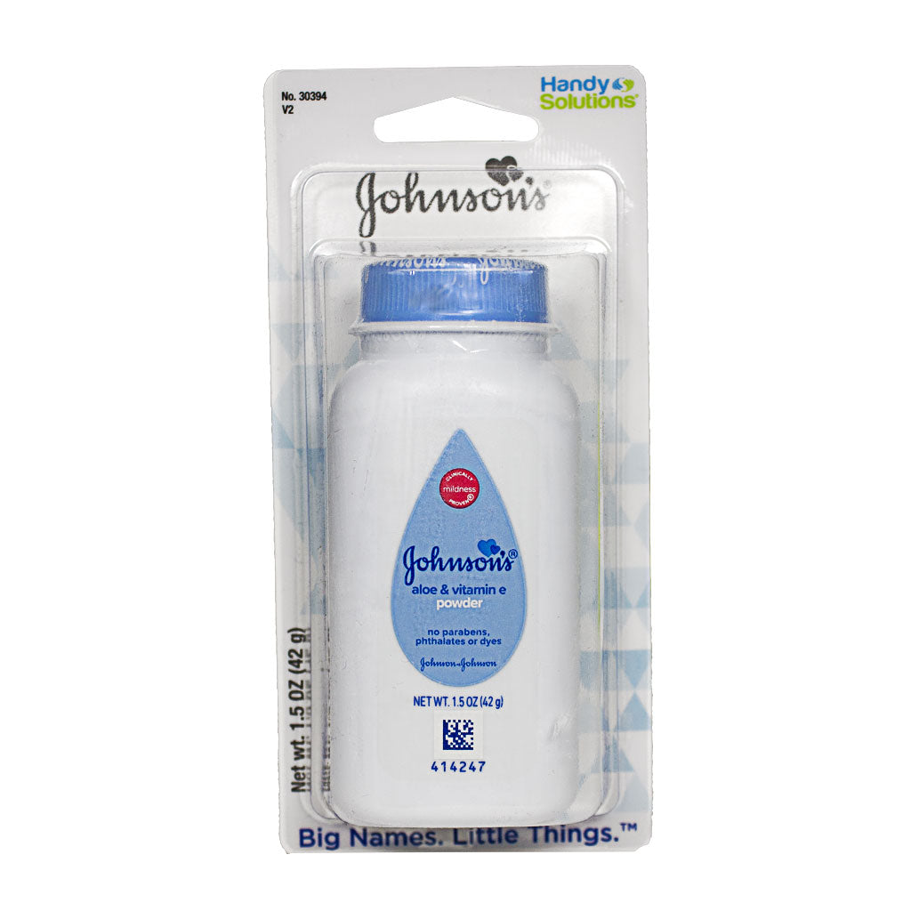 johnson aloe vera Travel Size Johnson's Aloe and Vitamin E Baby Powder