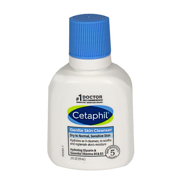 Cetaphil Gentle Skin Cleanser for Sensitive Skin- 2 oz.