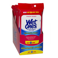 UNAVAILABLE - Wet Ones Antibacterial Wipes - Pack of 20