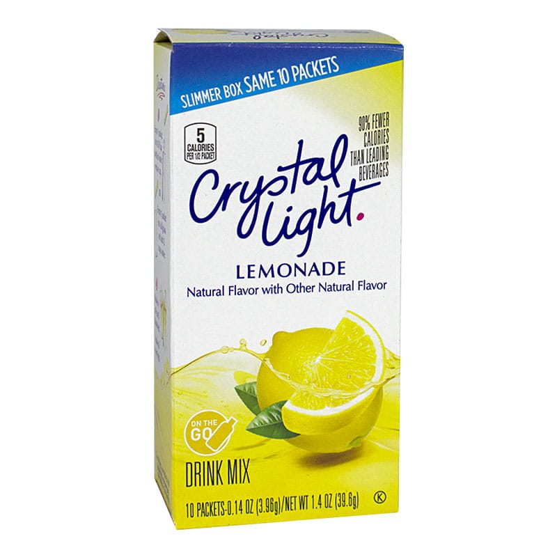 Wholesale Crystal Light Lemonade On the Go Drink Mix - 0.14 oz