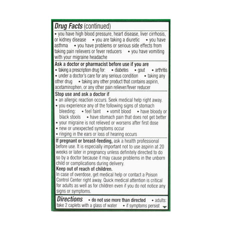 Excedrin Migraine Caplets - Box of 24