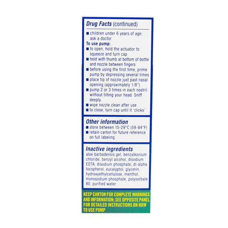 Zicam Intense Sinus Relief Menthol & Eucalyptus 0.5oz