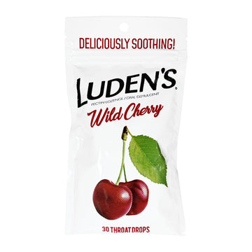 Luden's Wild Cherry Throat Drops - Bag of 30