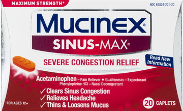 Mucinex Sinus Congestion- 20ct