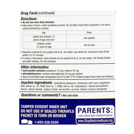 Theraflu Severe Cold & Cough Daytime Dispenser - Packet of 1
