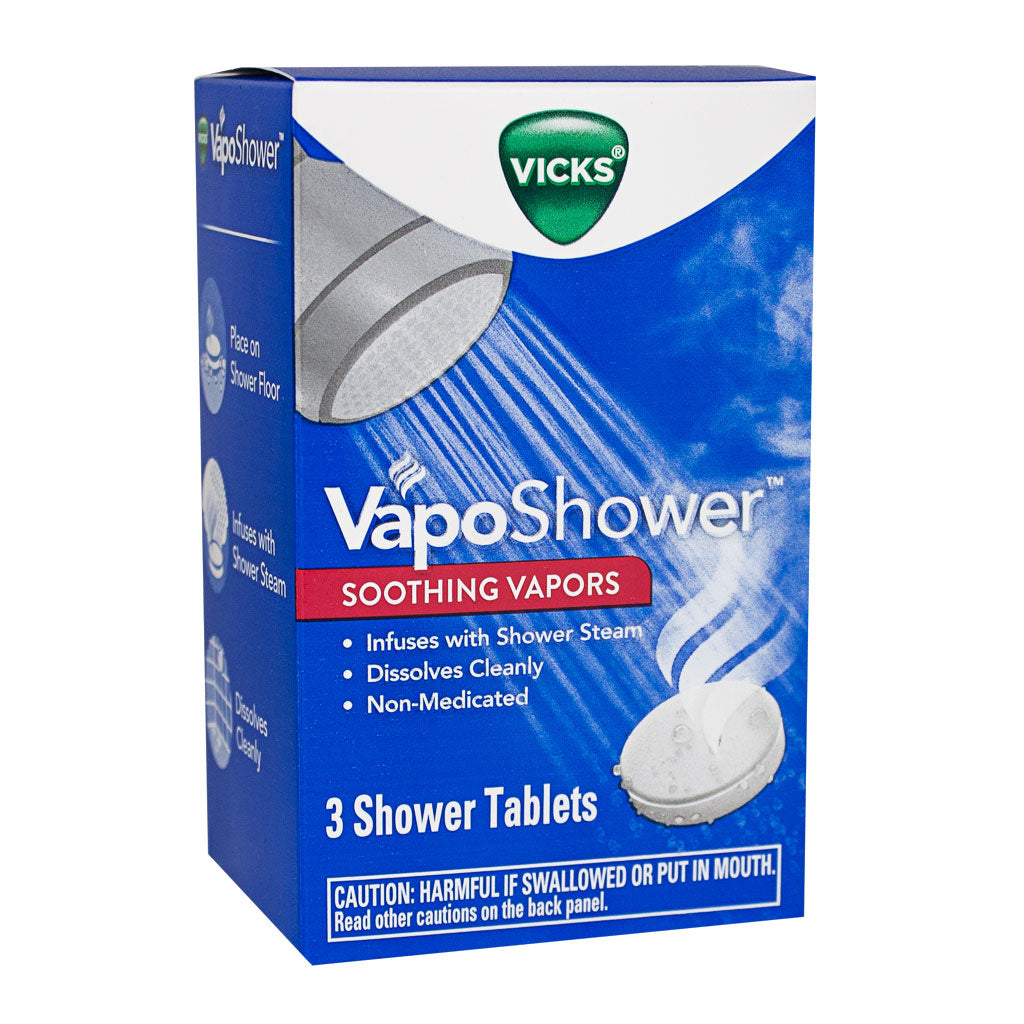 Wholesale Vicks VapoShower Steamers Shower Tablets 3 Ct Weiner s LTD wholesale-vicks-vaposhower-steamers-shower-tablets-3-ct-weiner-s-ltd