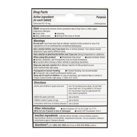 Zyrtec 24 Hour Allergy Relief - Box of 3