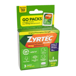 Zyrtec 24 Hour Allergy Relief - Box of 3