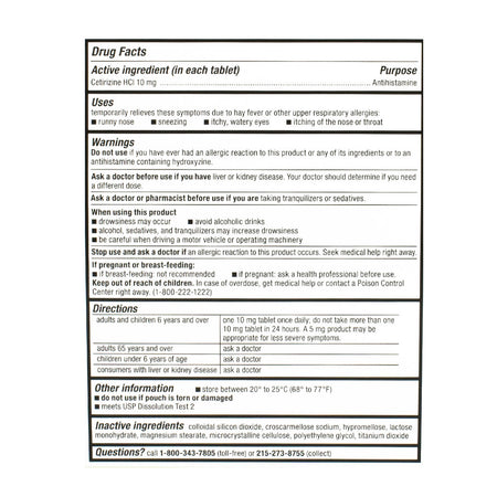 Zyrtec 24 Hour Allergy Relief Tablets 14ct