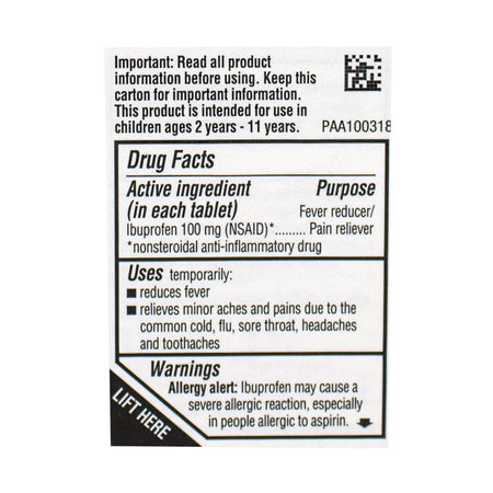 Advil Junior Strength Childrens Ibuprofen Chewables - Box of 24