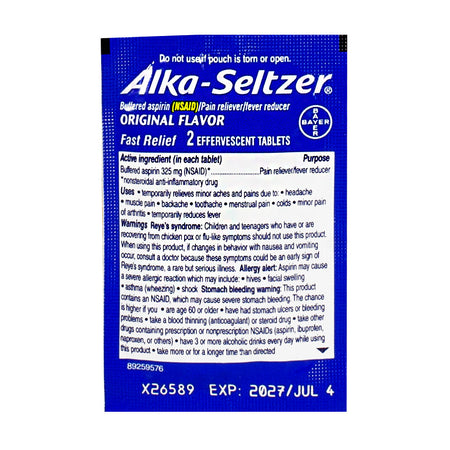 Alka-Seltzer Pain Relief - Pack of 2