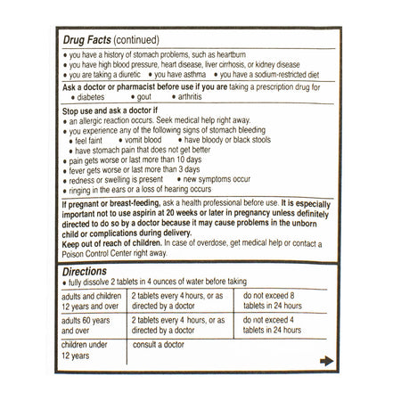 DBM - Alka-Seltzer Pain Relief - Card of 2