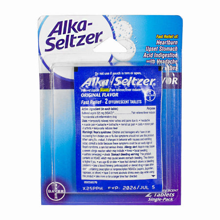 DBM - Alka-Seltzer Pain Relief - Card of 2