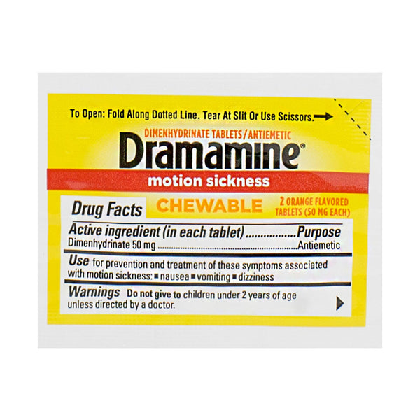 Dramamine Motion Sickness Relief Tablets - Pack of 2