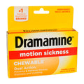 Dramamine Motion Sickness Relief Chewables - Box of 8