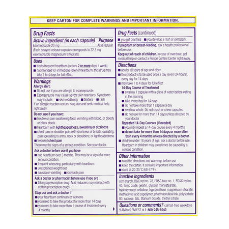 Nexium 24HR Acid Reducer 14ct.
