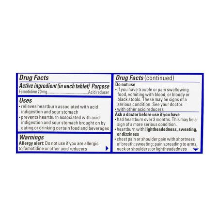 Pepcid Tablet Cool Arctic Mint 20ct