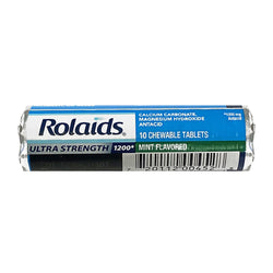 Rolaids Ultra Strength Antacid Mint Tablets - Roll of 10
