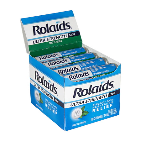 Rolaids Ultra Strength Antacid Mint Tablets - Roll of 10
