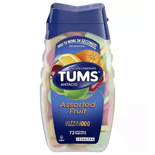 Tums Ultra Strength Assorted Fruit Antacid- 72 Ct