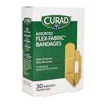 NEW Curad Flex Fabric  Bandages - Box of 30