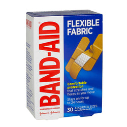 Johnson & Johnson Band-Aid Flexible Fabric, Assorted