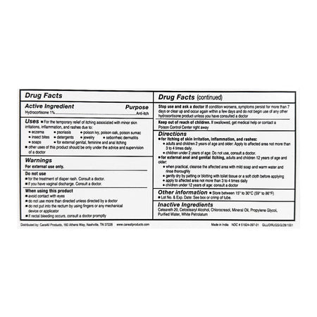 CareAll Hydrocortisone Cream, 1%- 1 oz