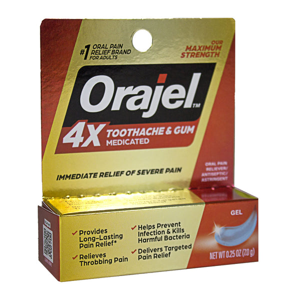 Wholesale Travel Size Orajel 4X Medicated For Toothache and Gum