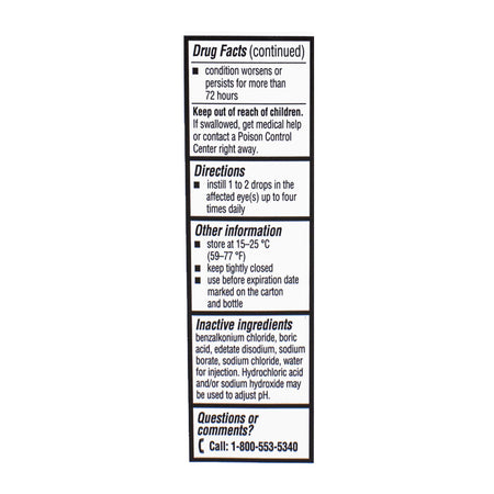 Bausch & Lomb Redness Eye Relief Drops - 0.5 oz.