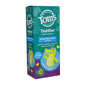 Tom's of Maine Mild Fruit Toddler Fluoride-Free Training Toothpaste