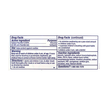 DBW - Crest 3D White Brilliance Vibrant Peppermint- 2.4 oz