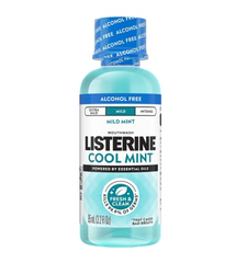 Listerine Zero Alcohol Mild Clean Mint Mouthwash - 3.2 oz.
