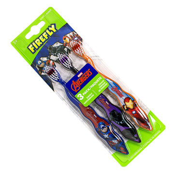 Firefly Marvel Avengers Soft Toothbrush 3 Pack