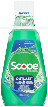 Scope Outlast Mint Mouthwash - 1L