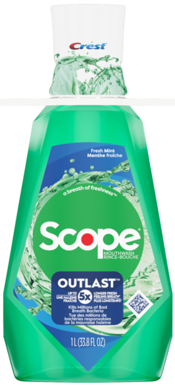 Scope Outlast Mint Mouthwash - 1L