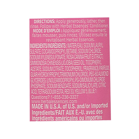 Herbal Essences Rose Hips Smooth Shampoo - 3.38 oz.