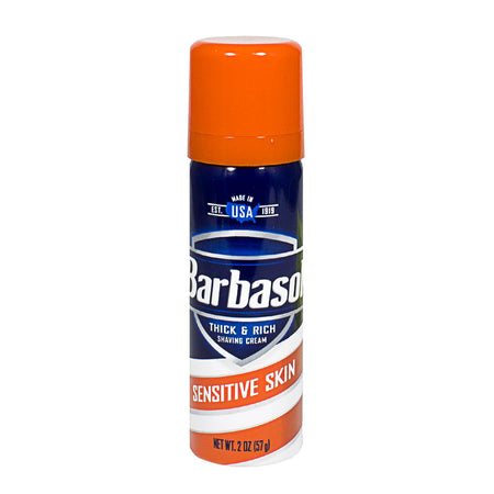 Barbasol Sensitive Skin Shaving Cream - 2 oz.
