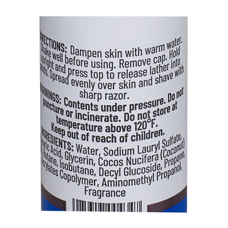 Freshscent Alcohol Free Aerosol Shave Cream - 1.5 oz.