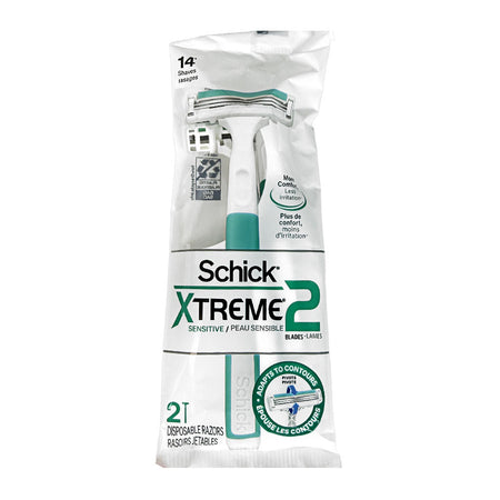 Schick Xtreme2 Razor Sensitive - Pack of 2