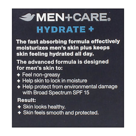 Dove Men + Care Hydrate Face Lotion +SPF15 Sunscreen - 1.69oz.