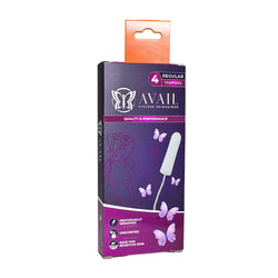 Avail Regular Tampons- 4 ct