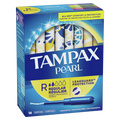 Tampax Pearl Tampons Regular Unscented - 18 ct.