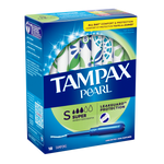 Tampax Pearl Tampons Super Unscented - 18 ct.