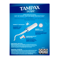 Tampax Pearl Tampons Super Unscented - 18 ct.