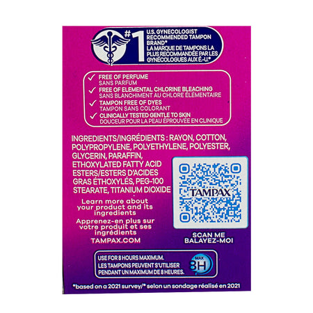 DBM - Tampax Pocket Radiant Tampons Super Unscented - 14 ct.