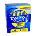 Tampax Compact Pearl Tampons Regular Unscented - 16 ct.